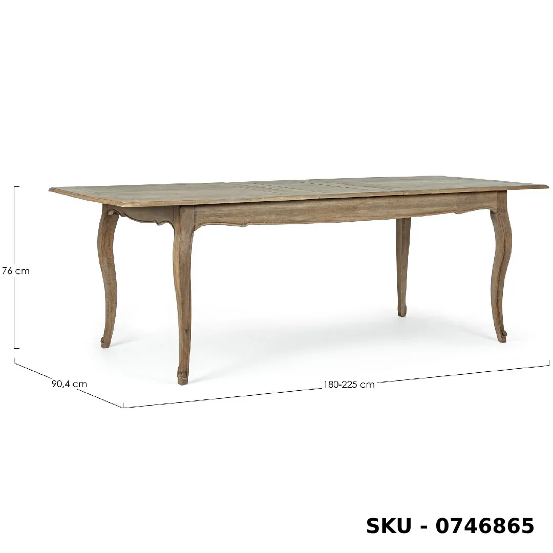 Marca-design-shop-arredamento-moderno- Tavolo allungabile Domitille-Stile Moderno, Contemporaneo – Made in-Italy