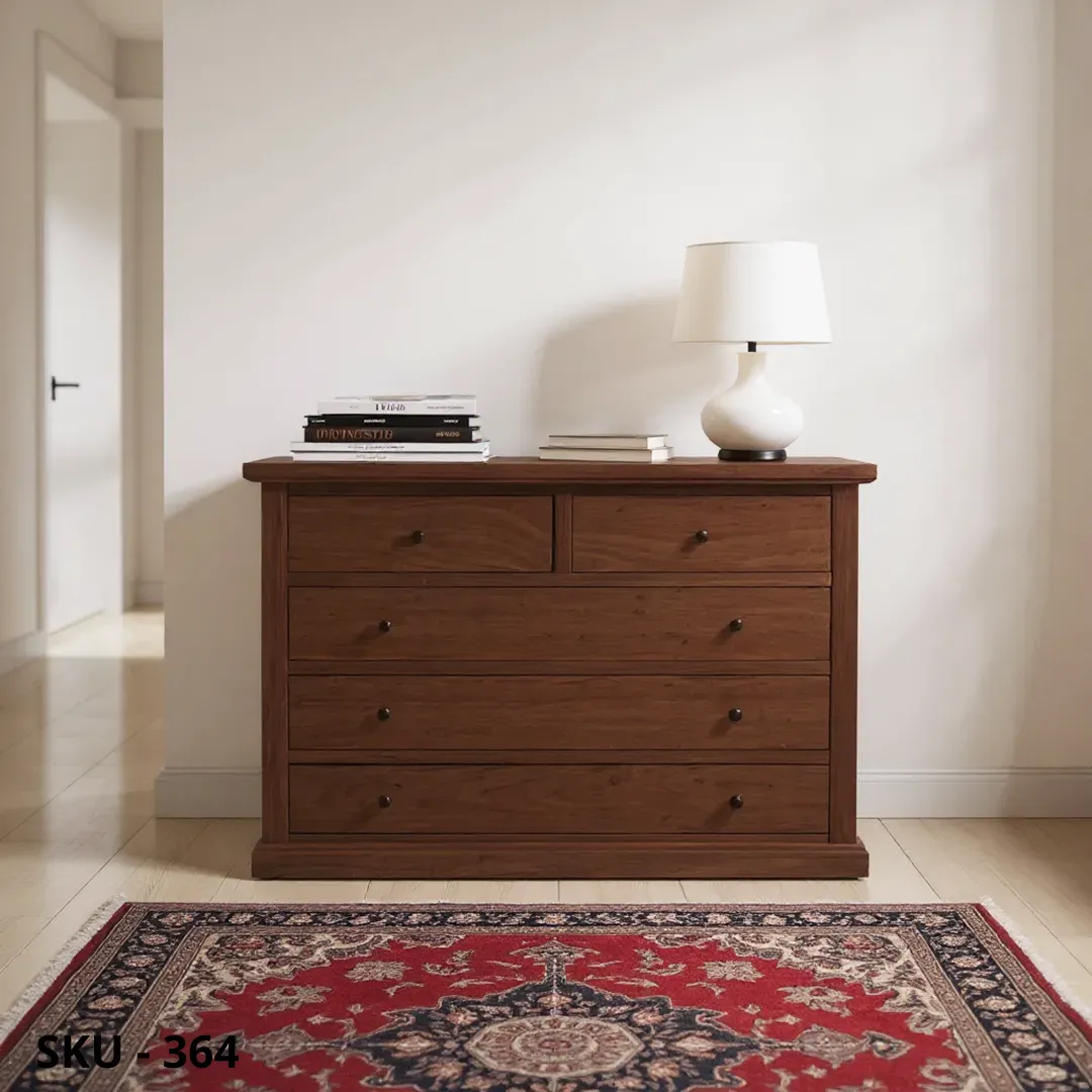 marca-design-shop-comò-in-legno-3-2-cassetti-noce-scuro-sku364-marcadesign-ambientato