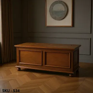 Cassapanca, Noce Scuro, Bianco Opaco e Bianco Perla Decorato, con Piedi a Cipolla - Made in Italy - 120x44x51 cm, 100x44x51 cm