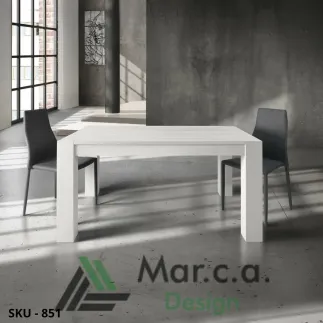 Marca-design-shop-arredamento-moderno- Tavolo allungabile-2 allunghe – Stile Moderno -Contemporaneo – Made in Italy