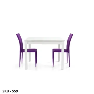 Tavolo allungabile, rovere moro wengè, grigio materico, bianco frassinato - Stile Moderno - Contemporaneo - Made in Italy