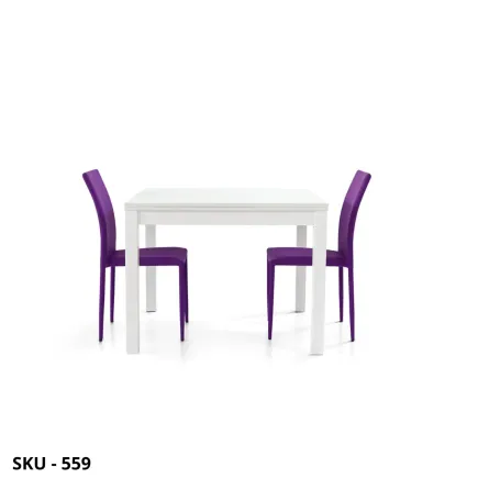 Tavolo allungabile, rovere moro wengè, grigio materico, bianco frassinato - Stile Moderno - Contemporaneo - Made in Italy