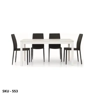 Tavolo allungabile, rovere grigio materico, bianco frassinato – Stile Moderno - Contemporaneo – Made in Italy