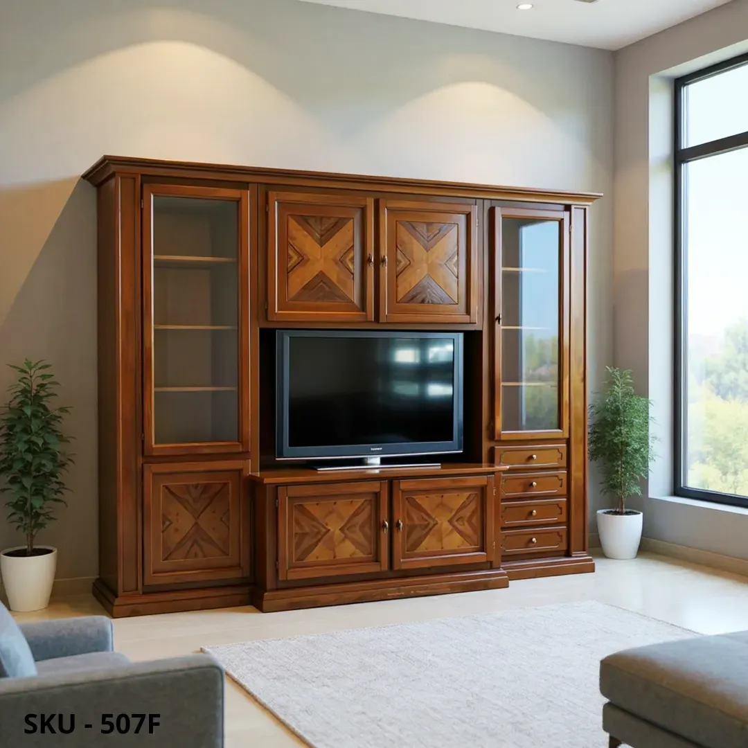 marca-design-shop-parete-attrezzata-libreria-noce-arte-povera-marcadesign-sku507F-ambientata