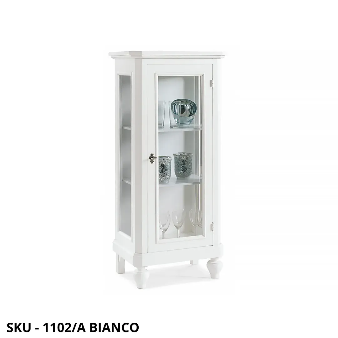 marca-design-shop-vetrina-in-legno-bianco-opaco-con-1-anta-e-3-ripiani-in-vetro-stile-classico-marcadesign-sku1102Abianco