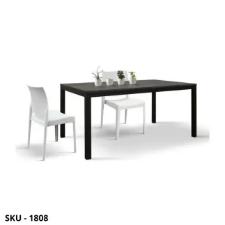 Tavolo allungabile in metallo, piano in Acciaio ossidato – a libro o con allunghe laterali – Stile Moderno - Made in Italy