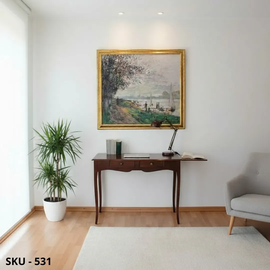 marca-design-shop-scrivania-in-legno-noce-scuro-con-2-cassetti-sku531-ambientata