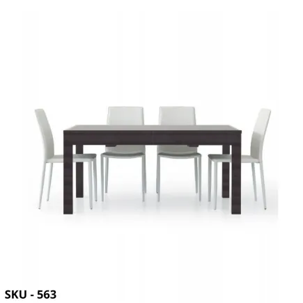 Tavolo allungabile, rovere grigio materico, bianco frassinato – Stile Moderno - Contemporaneo – Made in Italy