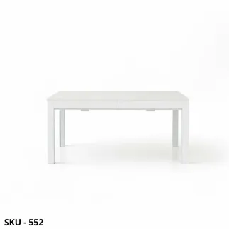 Tavolo allungabile, bianco frassinato,  moro wengè, rovere grigio, 4 allunghe da 43 cm – Stile Moderno – Made in Italy