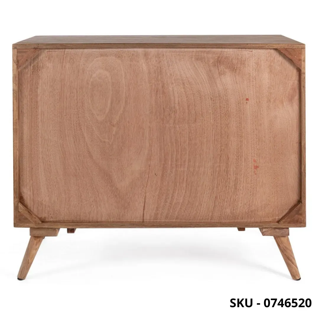 Marca-design-shop-arredamento-moderno- Cassettiera Kant  in Legno di Sheesham -  Stile Moderno – Made in Italy