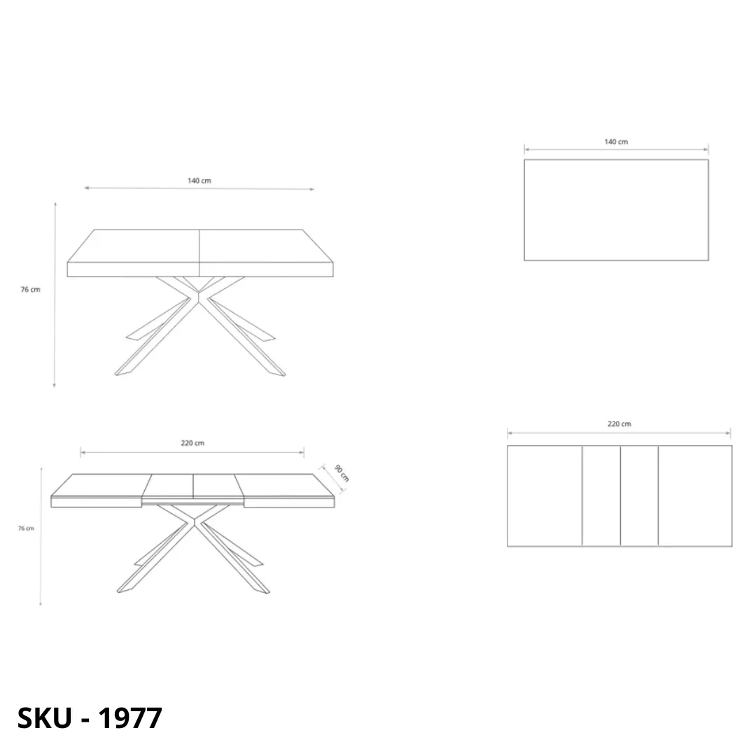 marca-design-shop-stile-moderno-stile-contemporaneo-Tavolo Allungabile in Legno