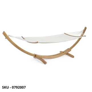 Amaca Luxory con Struttura In Legno e Seduta In Tessuto Alta Resistenza  - Stile Moderno – Contemporaneo – Made in Italy