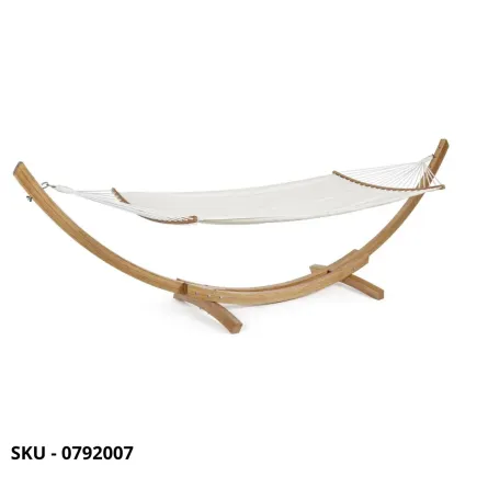 Amaca Luxory con Struttura In Legno e Seduta In Tessuto Alta Resistenza  - Stile Moderno – Contemporaneo – Made in Italy