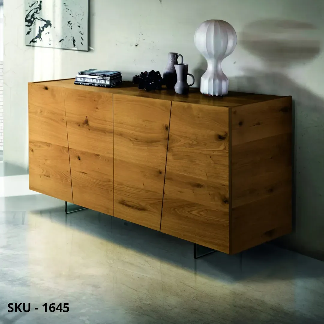 marca-design-shop-stile-moderno-stile-contemporaneo-Base Credenza Madia 4 Ante Battenti in Rovere Nodato