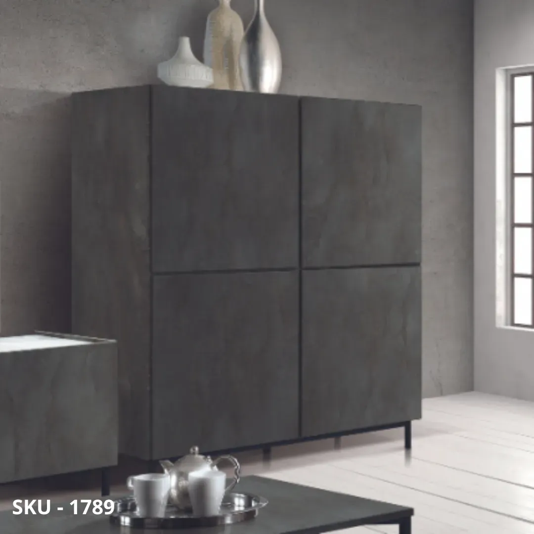 marca-design-shop-stile-moderno-stile-contemporaneo-Madia in Grigio Cemento o Acciaio Ossidato