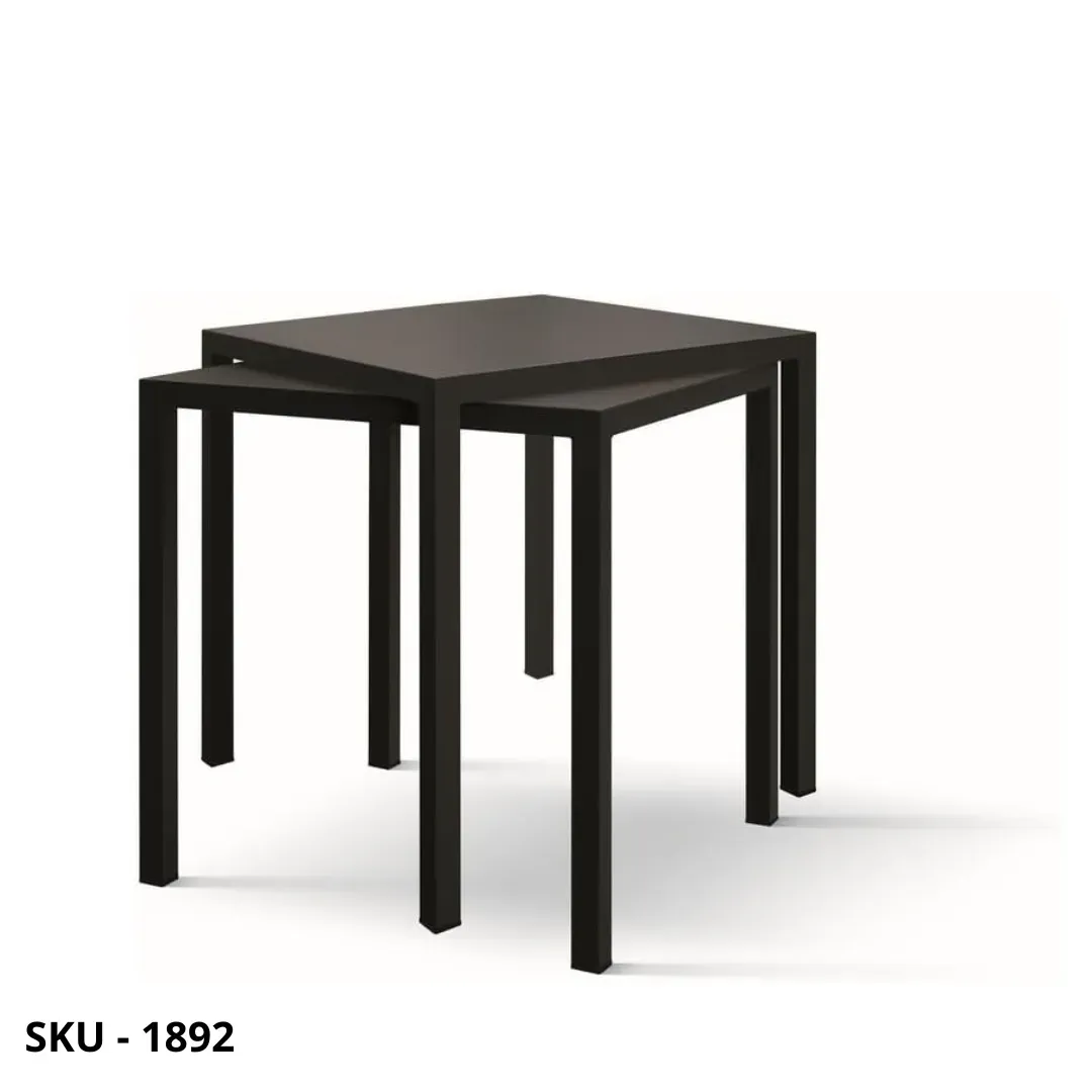 marca-design-shop-stile-moderno-stile-contemporaneo-Tavolo Quadrato in Metallo Zincato