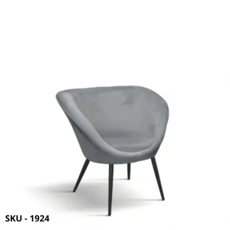 marca-design-shop-stile-moderno-stile-contemporaneo-Poltrona con struttura in Metallo con Rivestimento