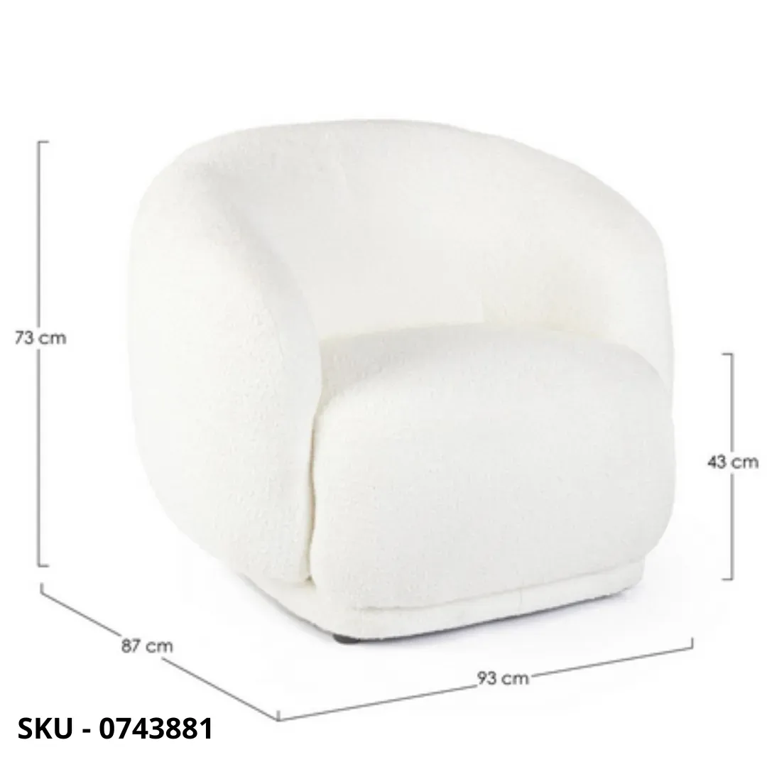 marca-design-shop-stile-moderno-stile-contemporaneo-Poltrona Tecla In Bouclé