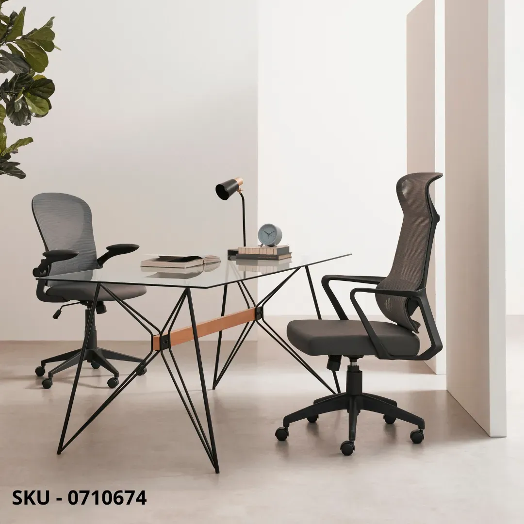 marca-design-shop-stile-moderno-stile-contemporaneo- Poltrona Hoboken da Ufficio Ergonomica con Schienale Alto in Rete