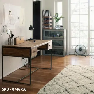 marca-design-shop-stile-moderno-stile-contemporaneo-Scrivania Elmer in Legno di Acacia Massello