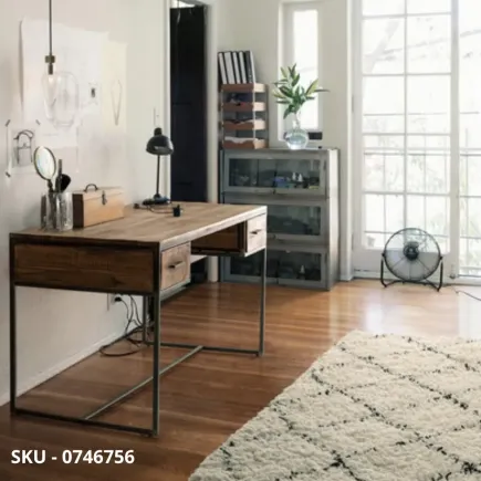 marca-design-shop-stile-moderno-stile-contemporaneo-Scrivania Elmer in Legno di Acacia Massello