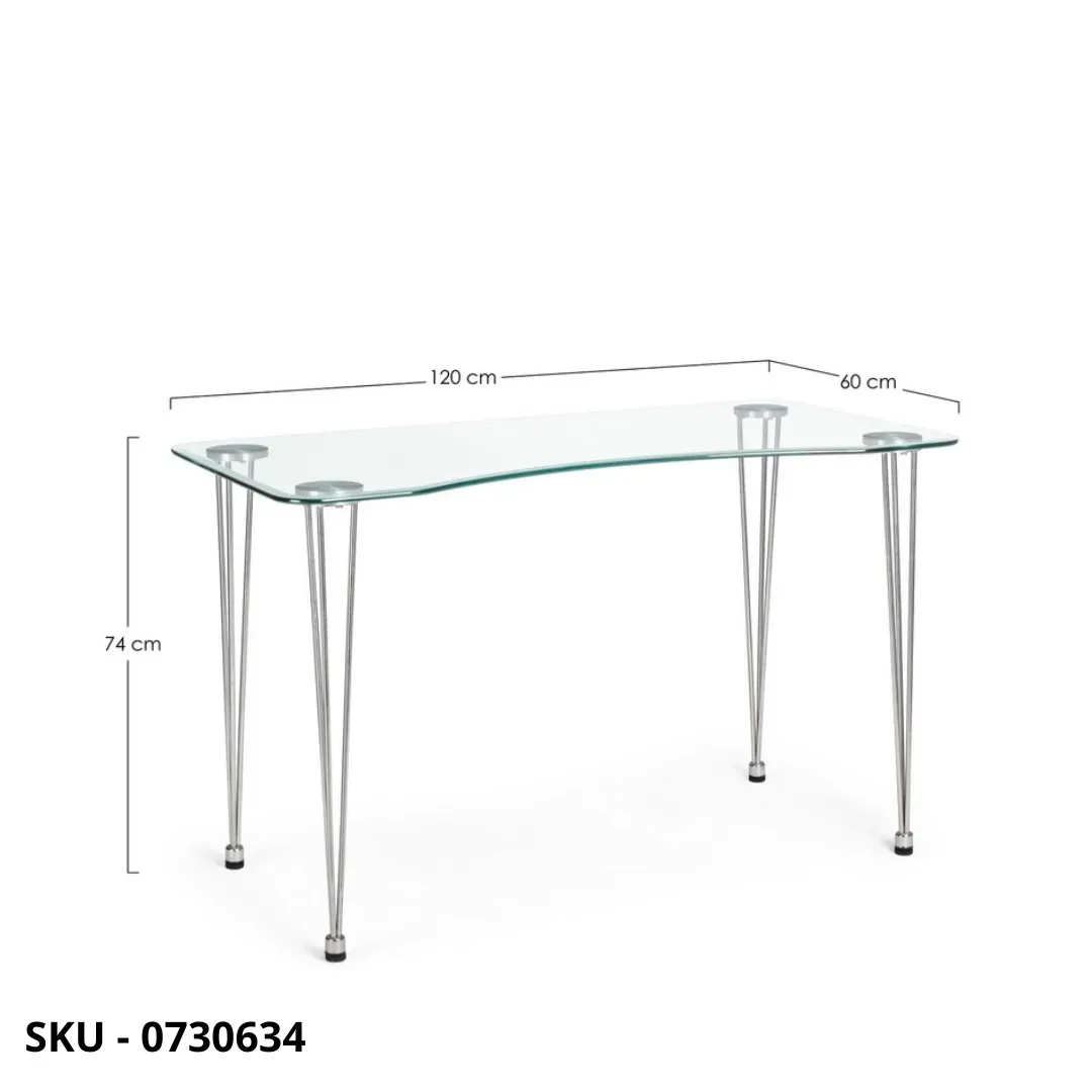 marca-design-shop-stile-moderno-stile-contemporaneo-Scrivania Rondò in Vetro Temperato