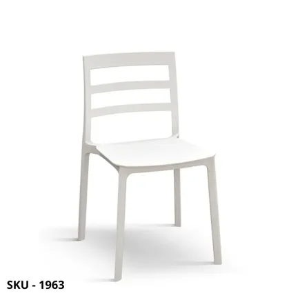 Set di 4 Sedie in Polipropilene, Bianco, Nero, Blu, Grigio, Verde e Giallo – Stile Moderno – Contemporaneo – Made in Italy