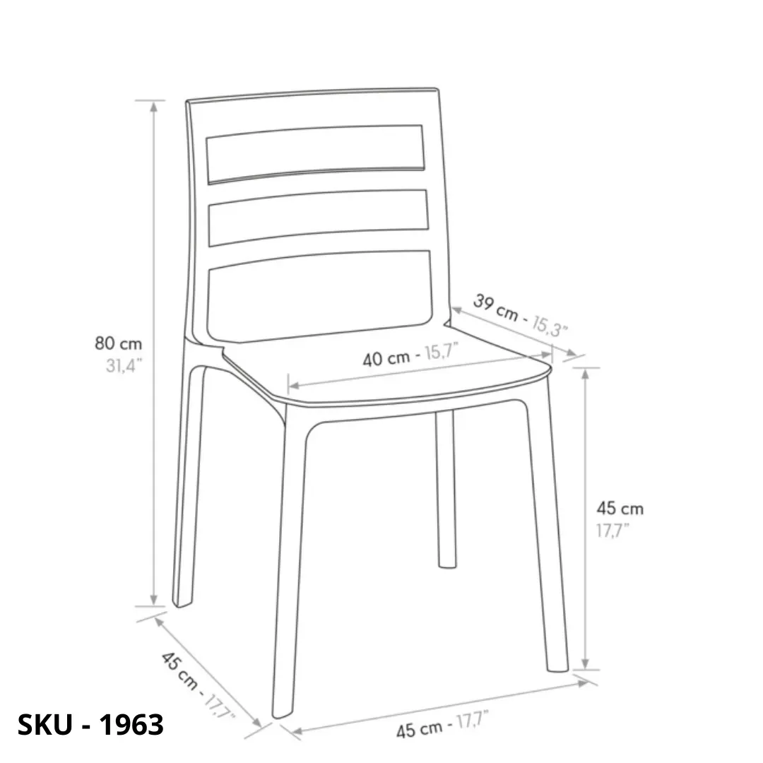 marca-design-shop-stile-moderno-stile-contemporaneo-Set di 4 Sedie in Polipropilene