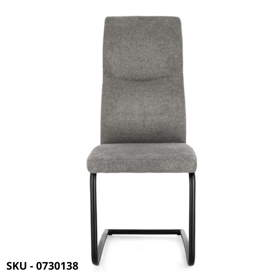 marca-design-shop-stile-moderno-stile-contemporaneo-Set di 4 Sedie Thelma a Slitta In Acciaio Verniciato Nero e cromato