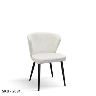 Set di 2 Sedie Imbottite In Velluto Panna, Tortora, Grigio, Rosa antico - Stile Moderno - Contemporaneo - Made in Italy