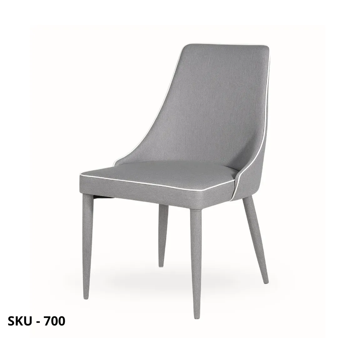 marca-design-shop-stile-moderno-stile-contemporaneo-Set di 4 Sedie con Struttura in Metallo Rivestita in Tessuto