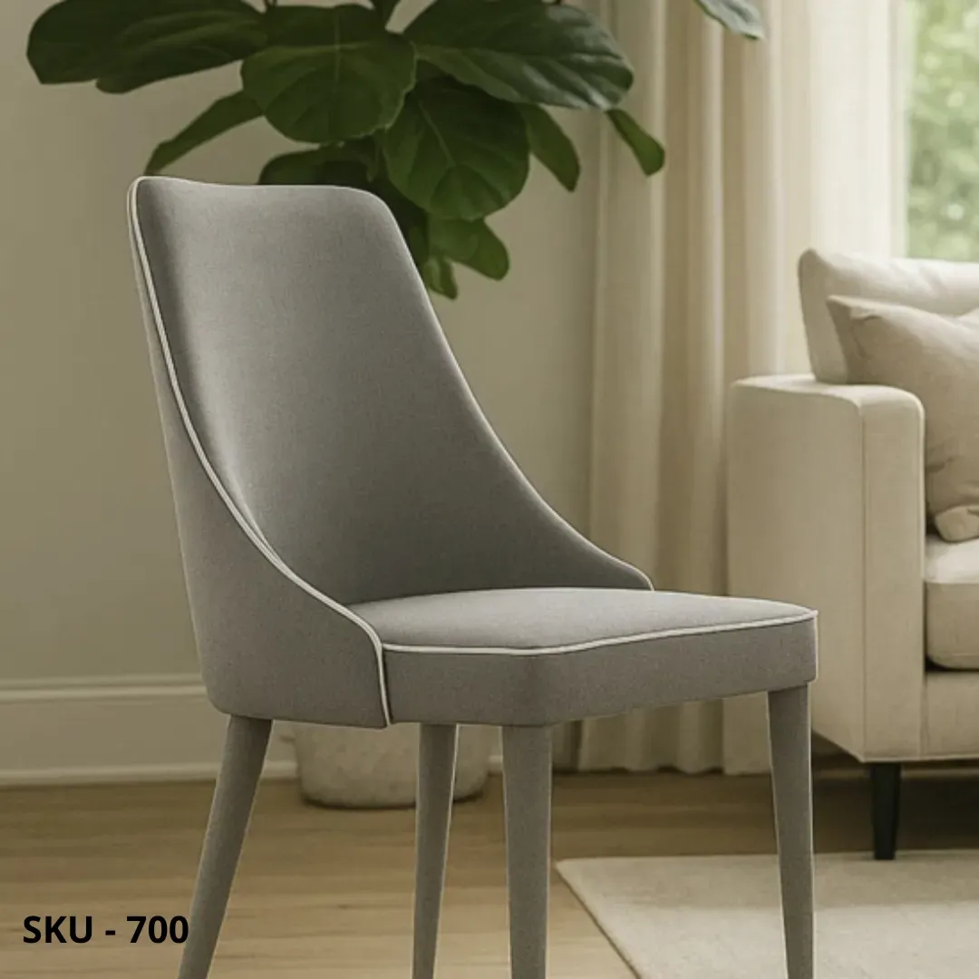 marca-design-shop-stile-moderno-stile-contemporaneo-Set di 4 Sedie con Struttura in Metallo Rivestita in Tessuto