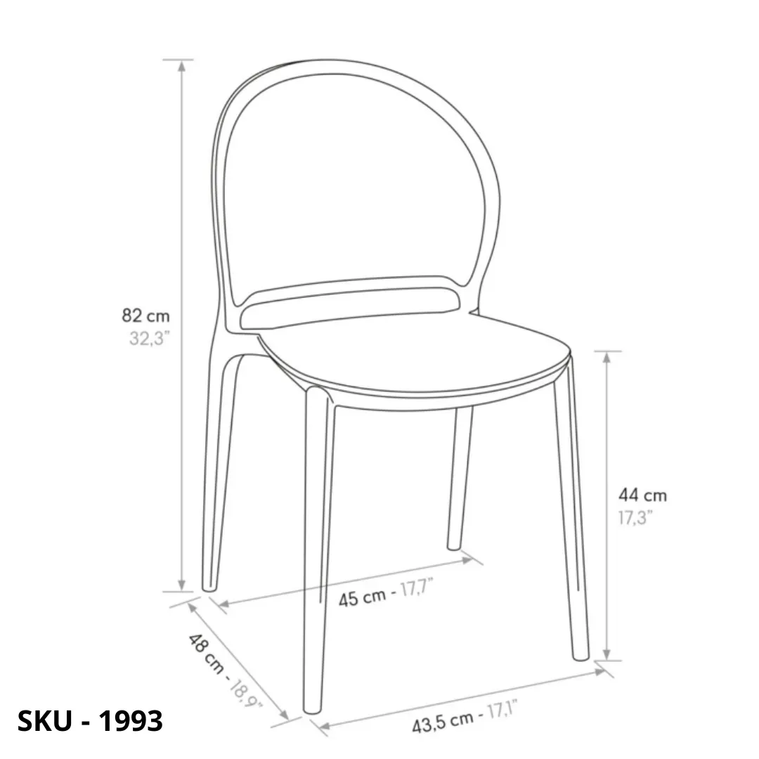 marca-design-shop-stile-moderno-stile-contemporaneo-Set di 4 Sedie in Polipropilene