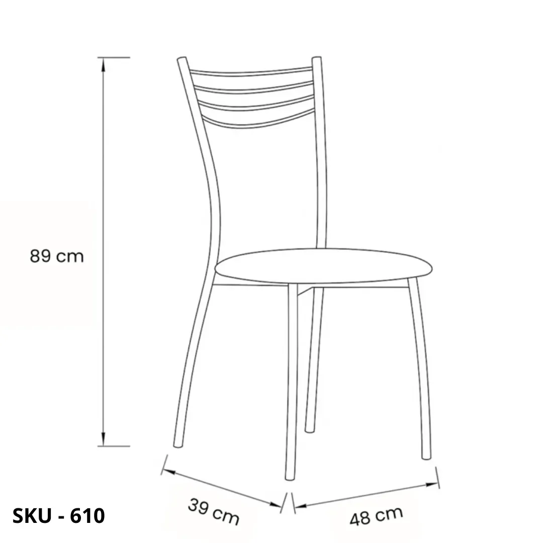 marca-design-shop-stile-moderno-stile-contemporaneo-Set 6 Sedie in Acciaio ed Ecopelle con seduta bianca