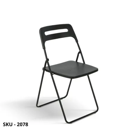 Set 6 Sedie Pieghevoli Multifunzionali, in Acciaio e Plastica, Nero, Verde, Tortora, Bianco – Stile Moderno - Contemporaneo