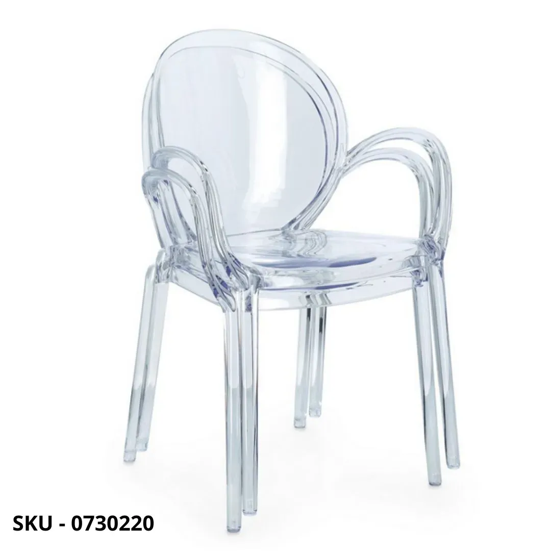 marca-design-shop-stile-moderno-stile-contemporaneo-Set di 4 Sedie Camilla in Policarbonato con Braccioli