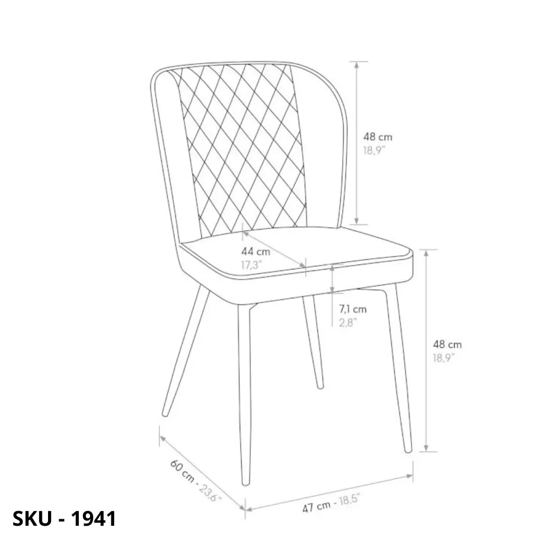 marca-design-shop-stile-moderno-stile-contemporaneo-Set di 4 Sedie In Velluto Imbottite