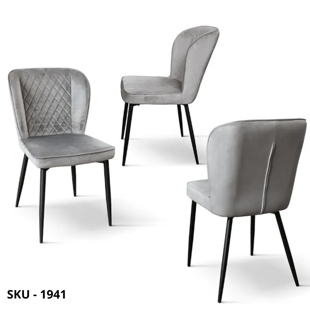marca-design-shop-stile-moderno-stile-contemporaneo-Set di 4 Sedie In Velluto Imbottite