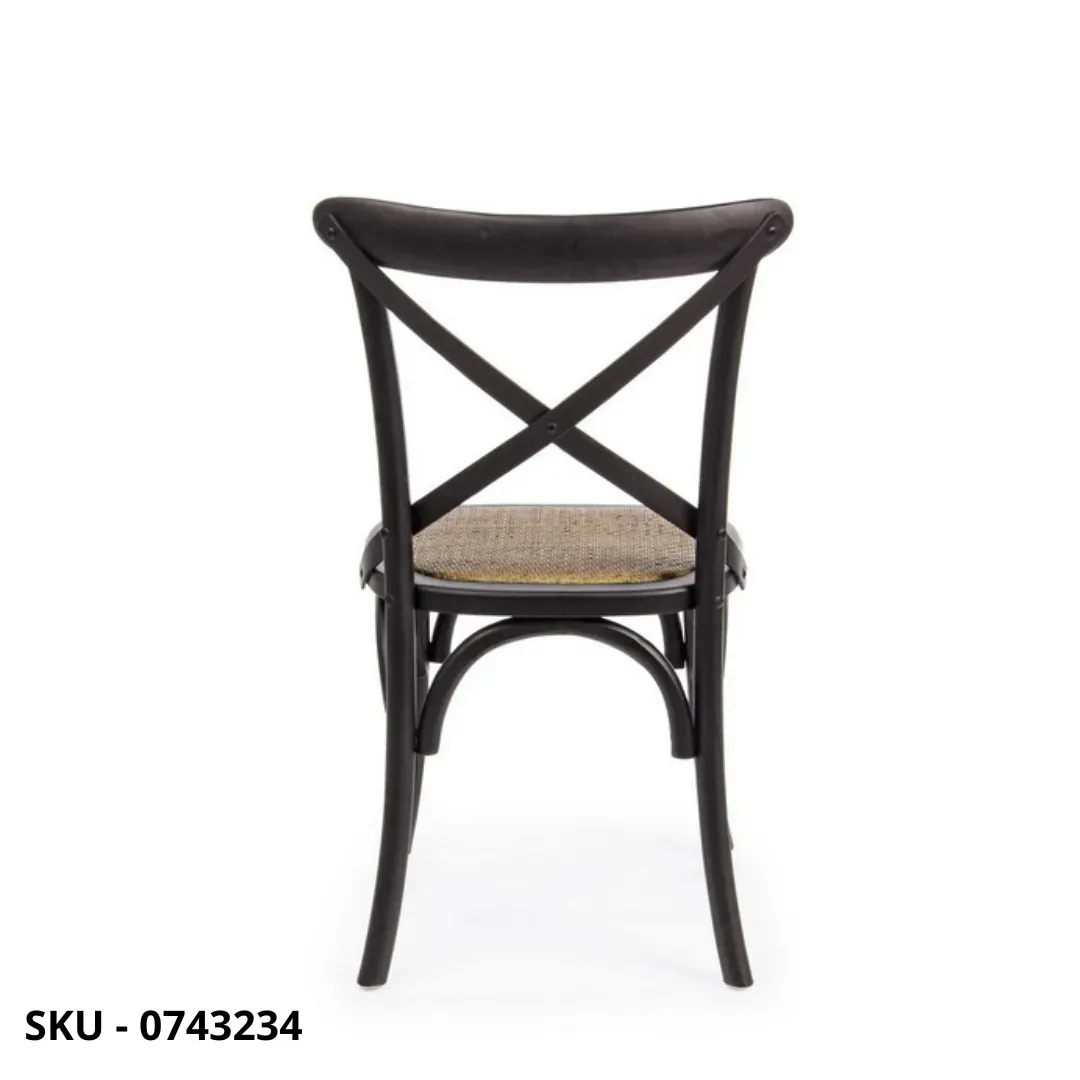 marca-design-shop-stile-moderno-stile-contemporaneo-Sedia Cross Vintage In Legno Di Olmo E Rattan