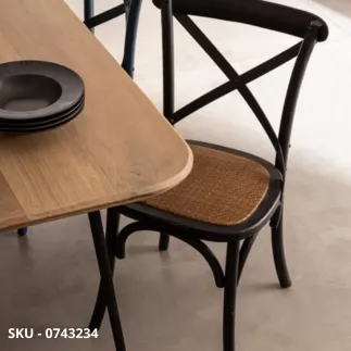 marca-design-shop-stile-moderno-stile-contemporaneo-Sedia Cross Vintage In Legno Di Olmo E Rattan