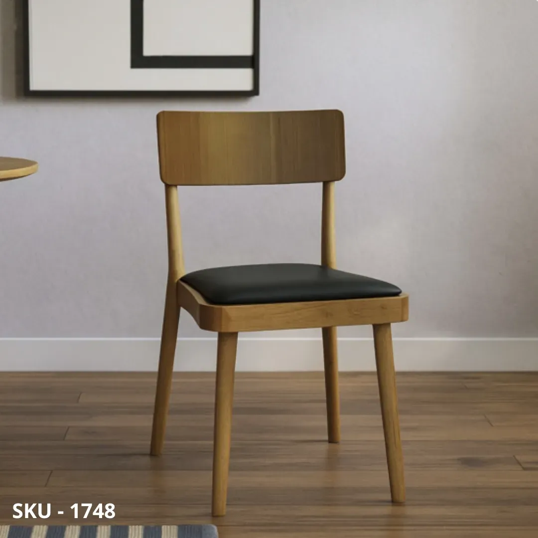 marca-design-shop-stile-moderno-stile-contemporaneo-Set di 2 Sedie in Legno con Seduta in Ecopelle