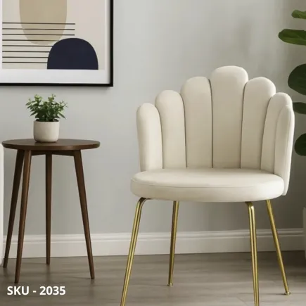 marca-design-shop-stile-moderno-stile-contemporaneo-Set di 4 Sedie Da Pranzo In Velluto Con Gambe In Acciaio Dorato