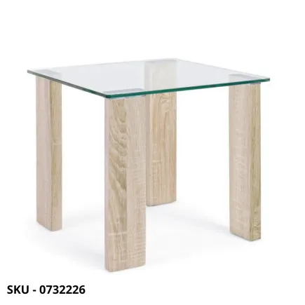 marca-design-shop-stile-moderno-stile-contemporaneo-Tavolo fisso New Arley Nature con piano in Vetro Temperato