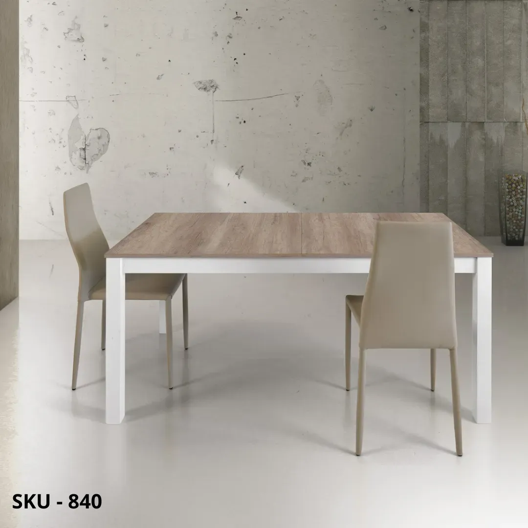 marca-design-shop-stile-moderno-stile-contemporaneo-Tavolo Allungabile con Piano nobilitato Rovere nodato