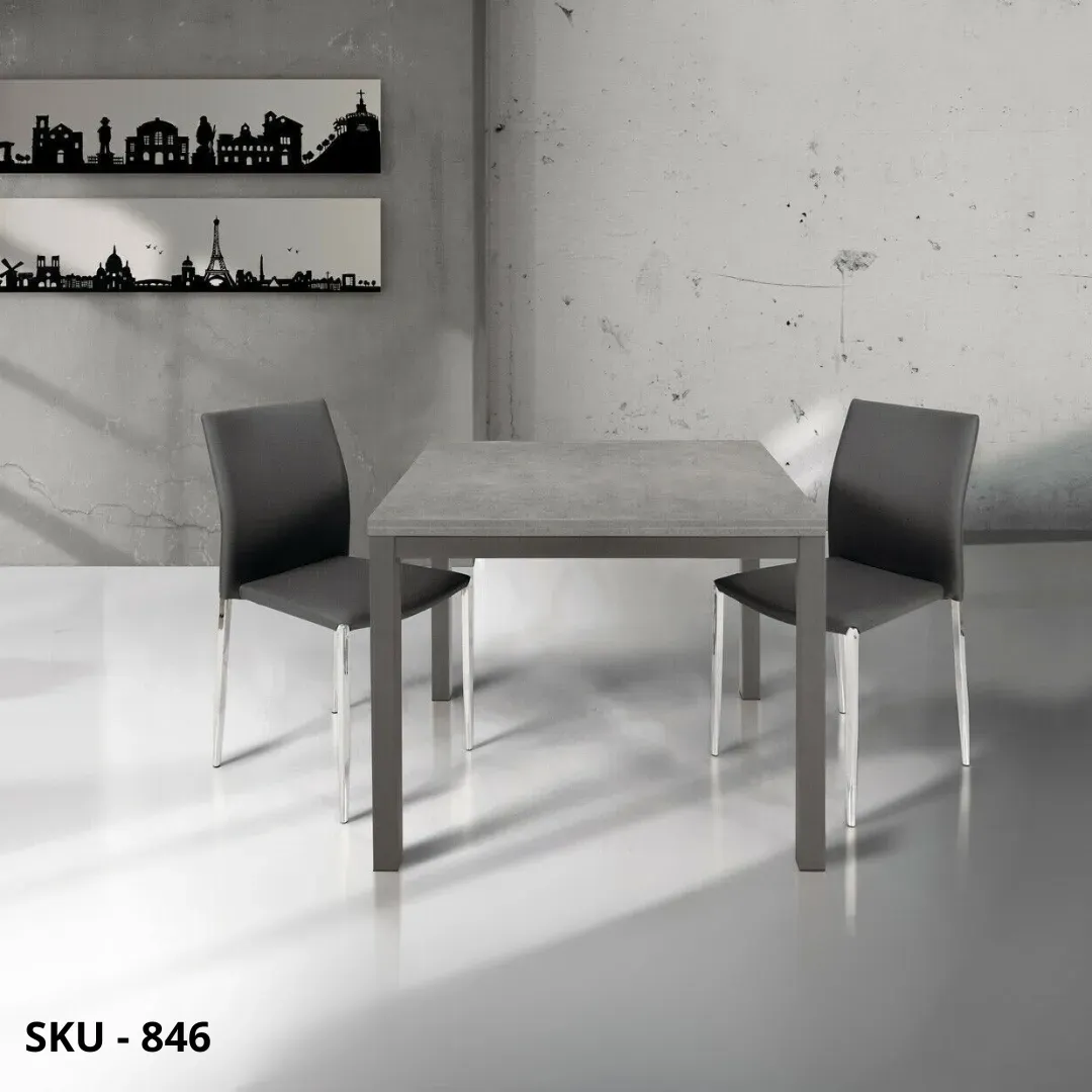 Tavolo a Libro Nobilitato Grigio - Marca Design