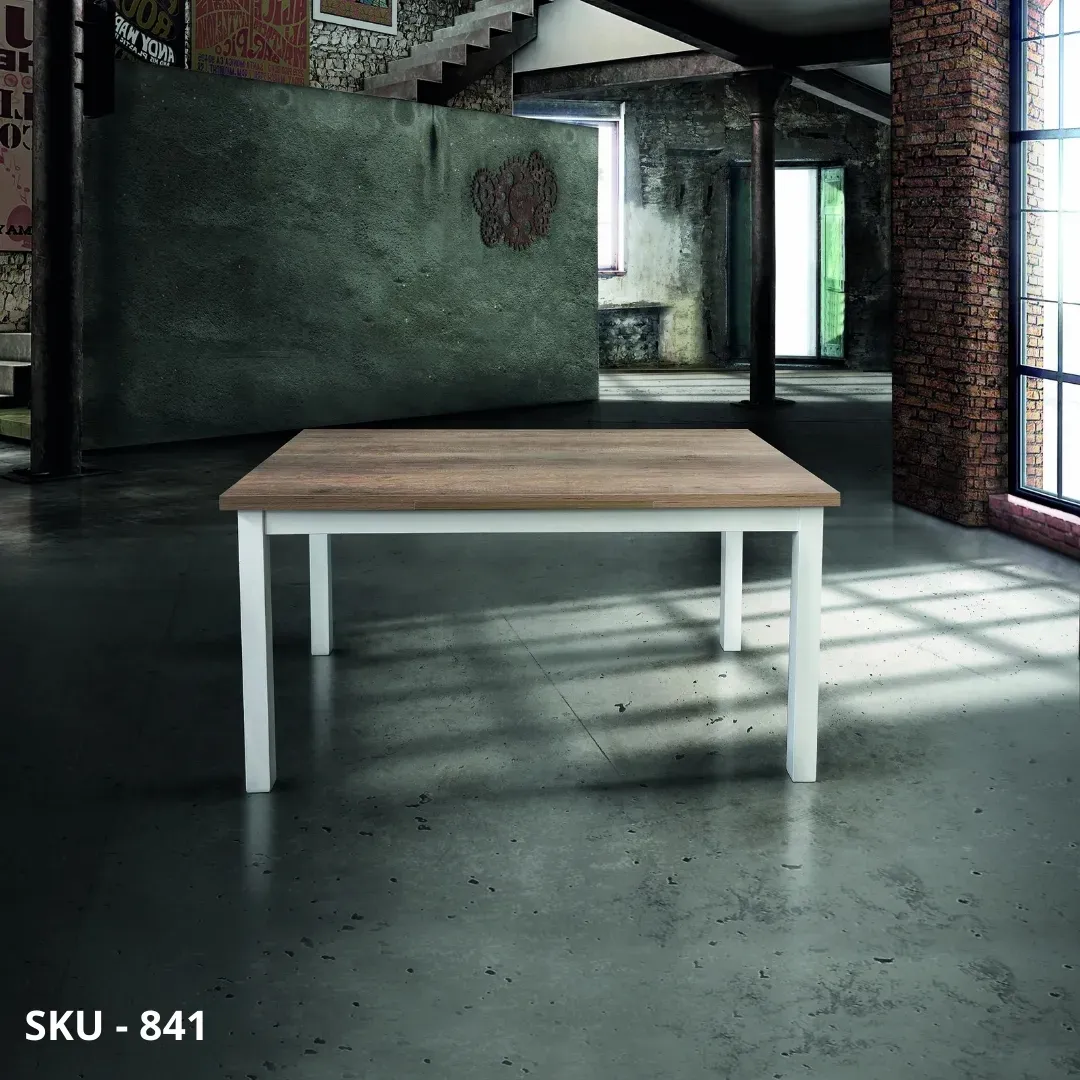 marca-design-shop-stile-moderno-stile-contemporaneo-Tavolo Allungabile, piano in Nobilitato, struttura in metallo