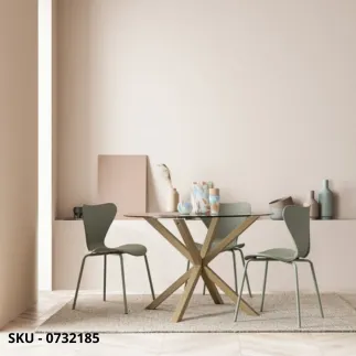 marca-design-shop-stile-moderno-stile-contemporaneo-Tavolo May rotondo o rettangolare in Acciaio cromato