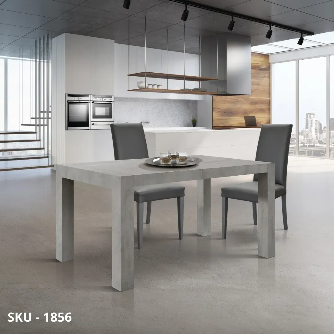 marca-design-shop-stile-moderno-stile-contemporaneo-Tavolo Allungabile in Nobilitato, Finitura Beton