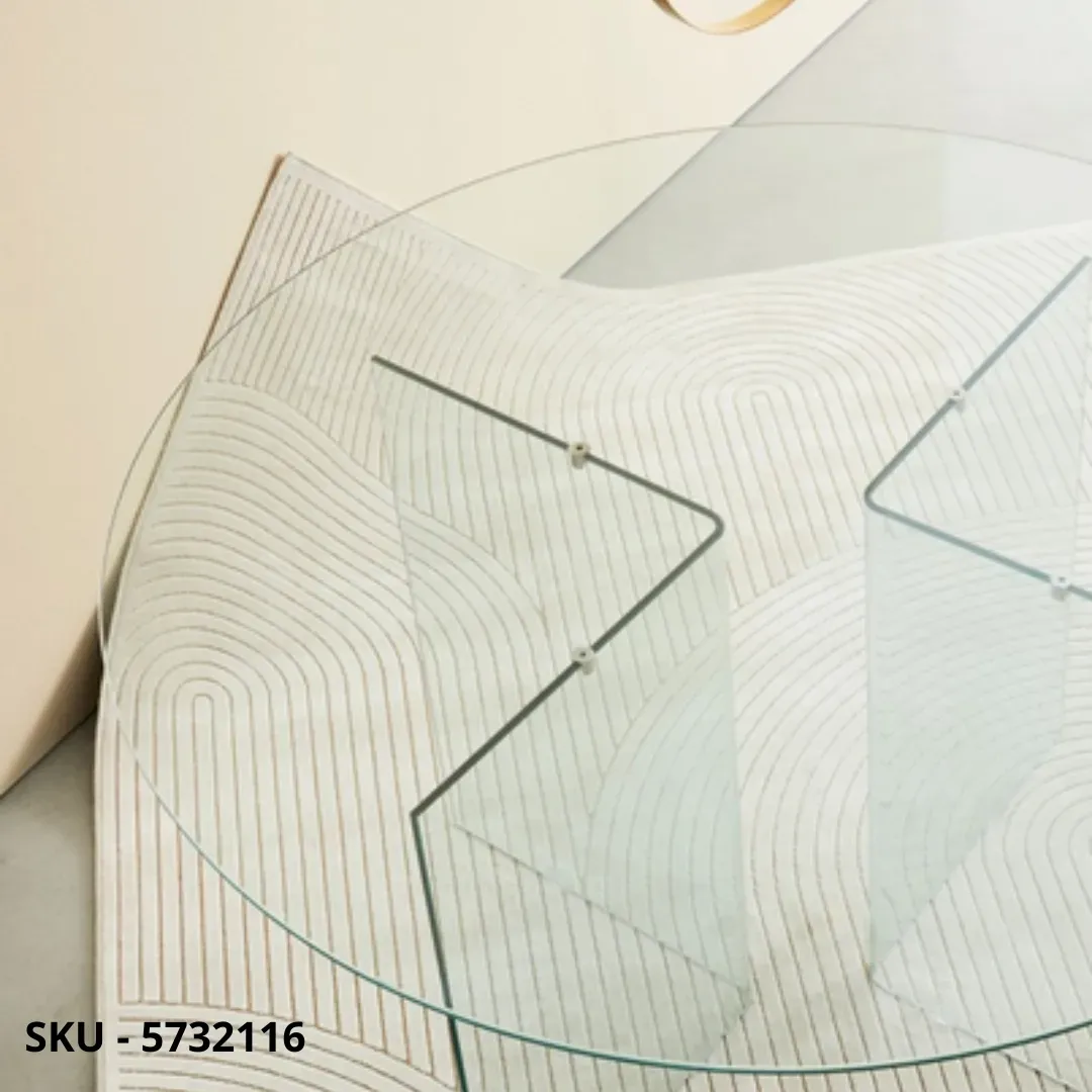 marca-design-shop-stile-moderno-stile-contemporaneo-Tavolo Rotondo Iride con Gambe in Vetro e Piano in Vetro Temperato