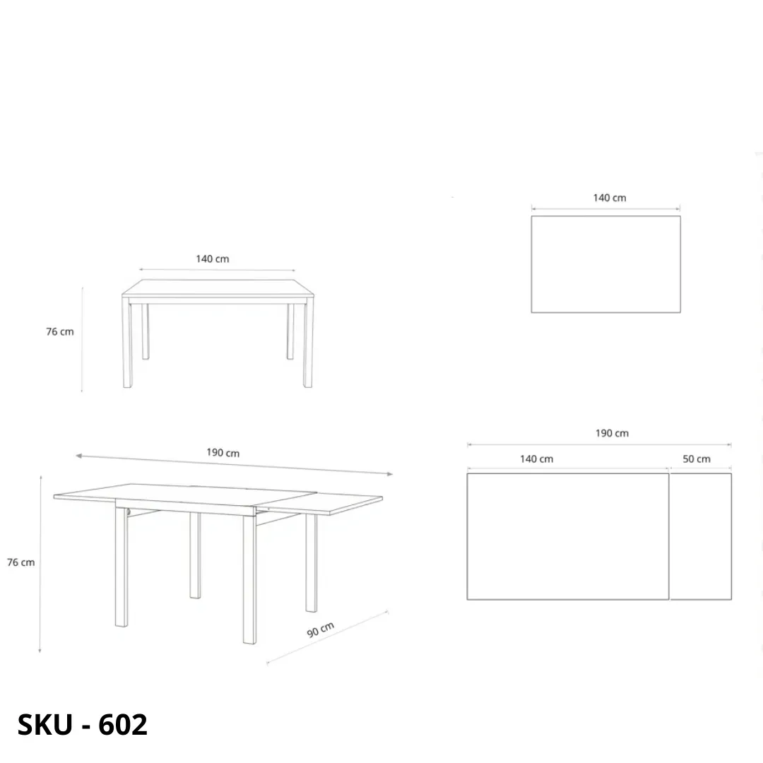 marca-design-shop-stile-moderno-stile-contemporaneo-Tavolo Allungabile con Piano in Vetro e Struttura in Acciaio